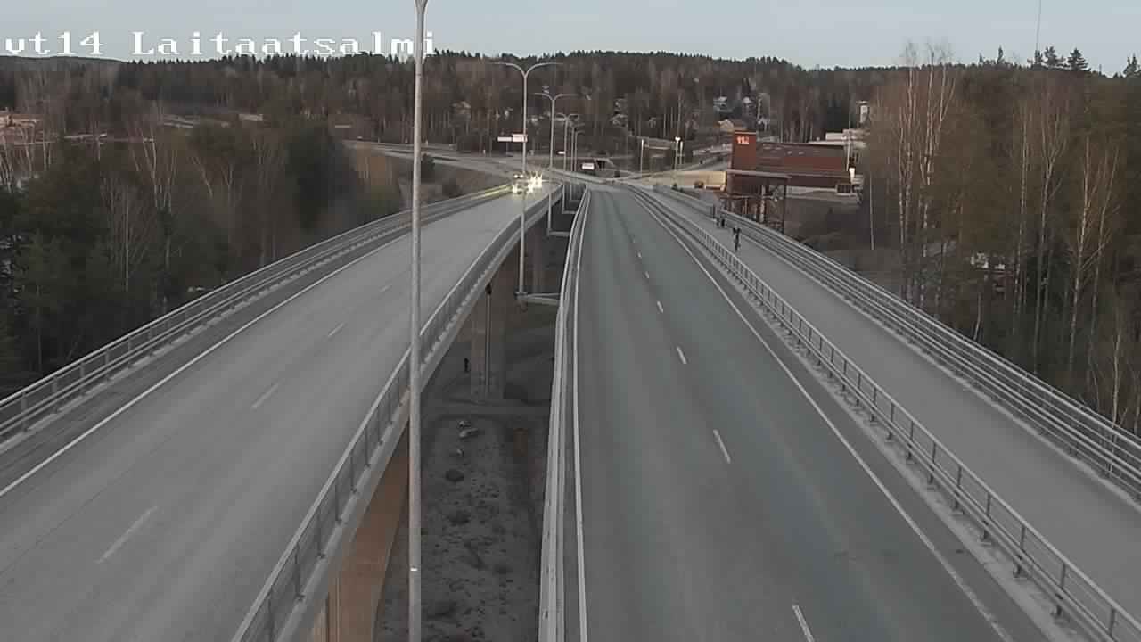 Weather Camera Image Väg 14 Nyslott, Laitaatsalmi, Savonlinna, Etelä-Savo