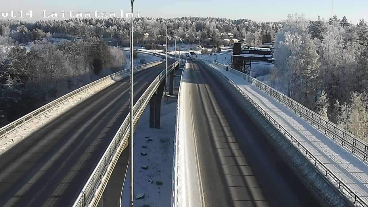Weather Camera Image Road 14 Savonlinna, Laitaatsalmi, Savonlinna, Etelä-Savo