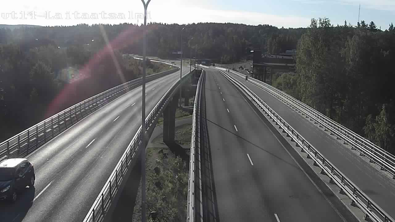 Weather Camera Image Road 14 Savonlinna, Laitaatsalmi, Savonlinna, Etelä-Savo