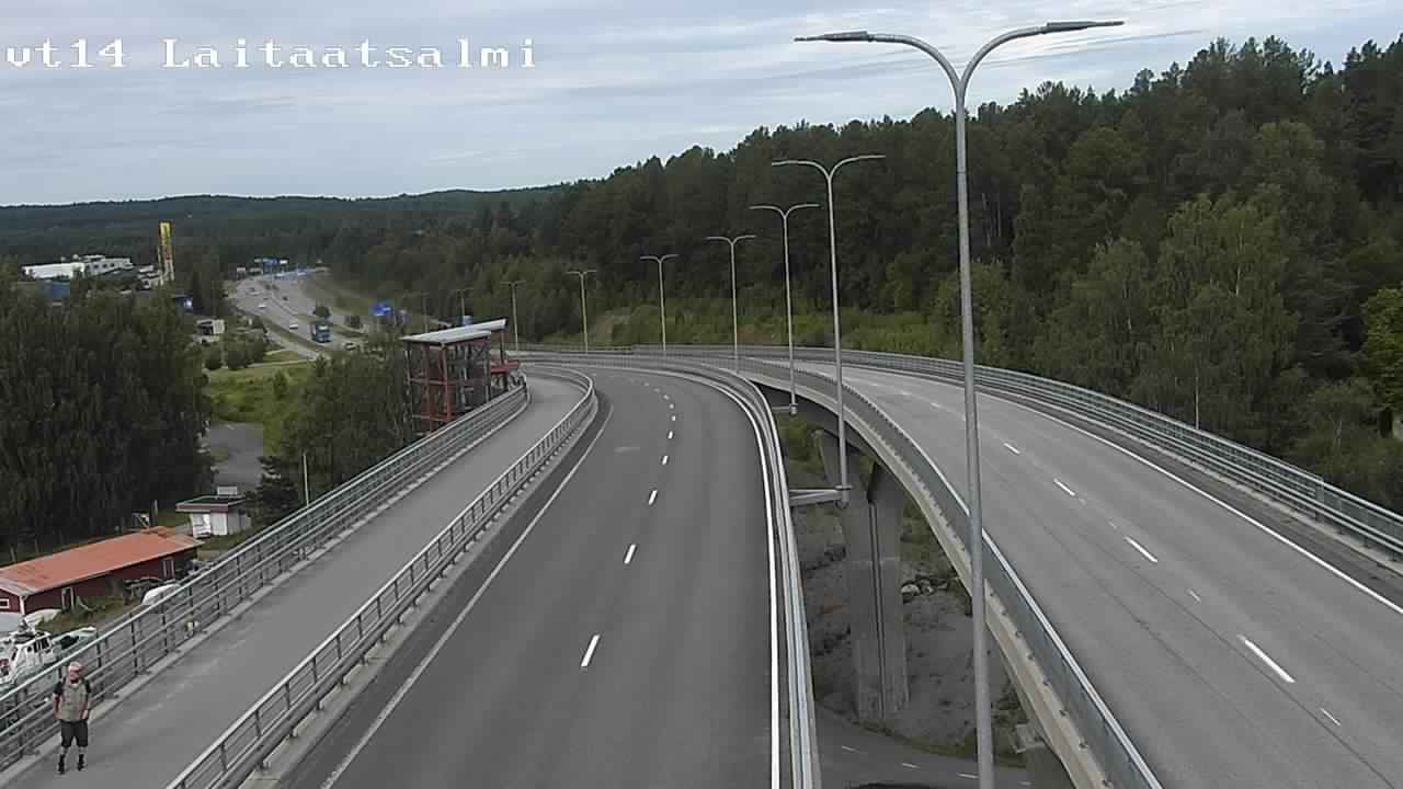 Weather Camera Image Road 14 Savonlinna, Laitaatsalmi, Savonlinna, Etelä-Savo