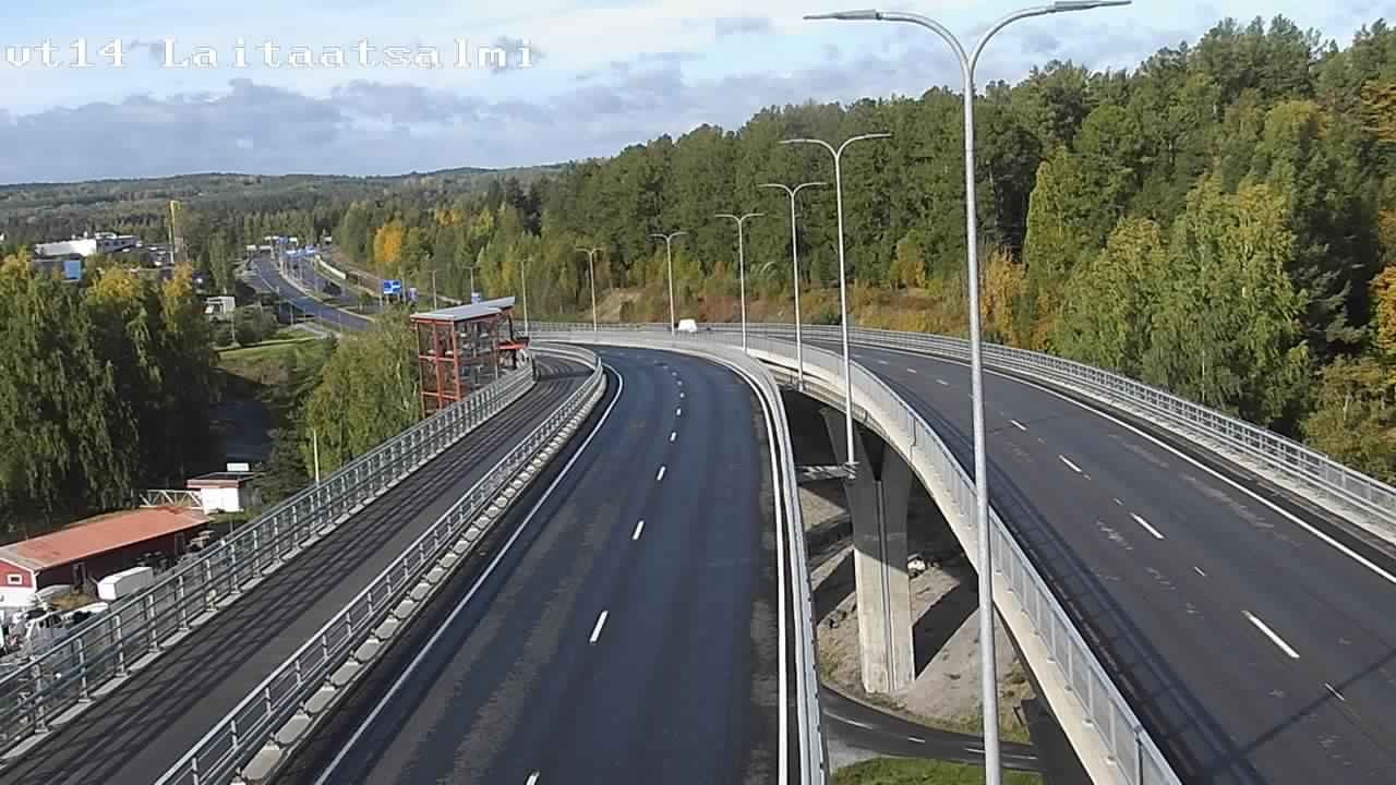 Weather Camera Image Road 14 Savonlinna, Laitaatsalmi, Savonlinna, Etelä-Savo