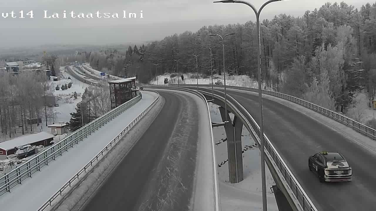 Weather Camera Image Road 14 Savonlinna, Laitaatsalmi, Savonlinna, Etelä-Savo
