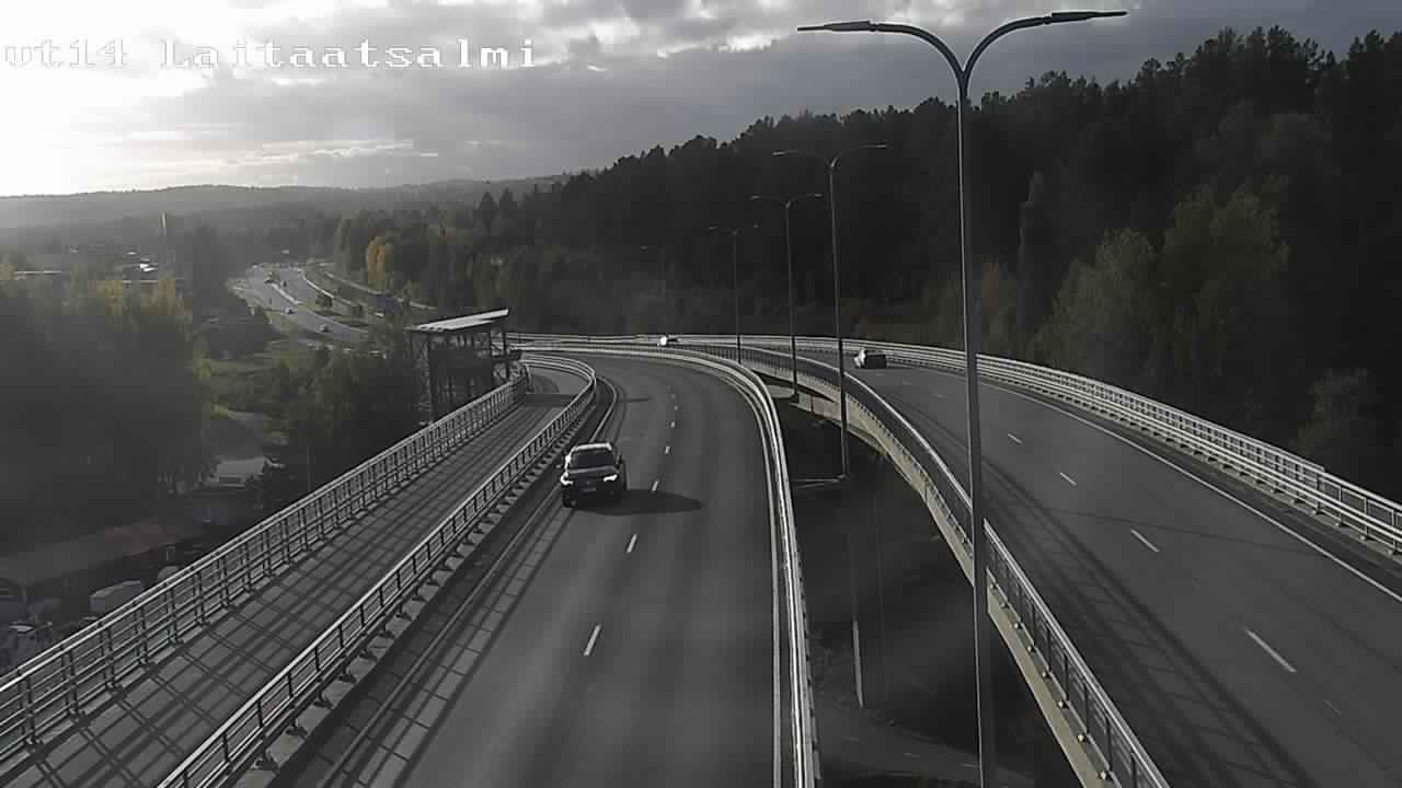 Weather Camera Image Road 14 Savonlinna, Laitaatsalmi, Savonlinna, Etelä-Savo