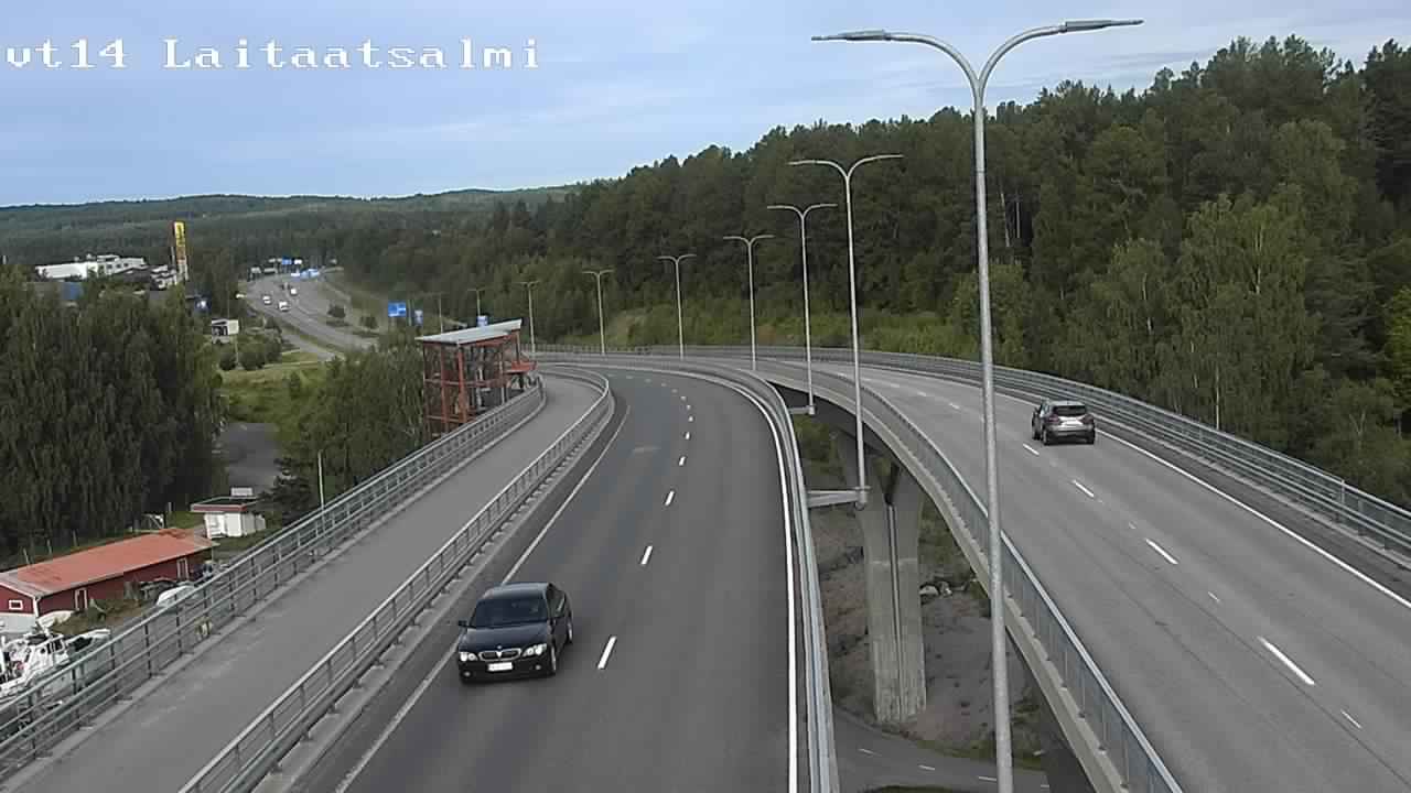 Weather Camera Image Väg 14 Nyslott, Laitaatsalmi, Savonlinna, Etelä-Savo
