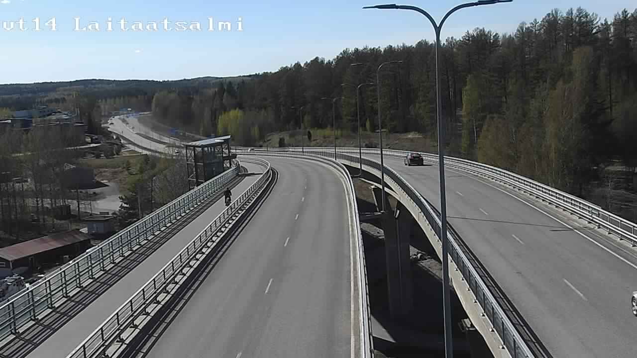 Kelikamerat Kuva Tie 14 Savonlinna, Laitaatsalmi silta, Savonlinna, Etelä-Savo