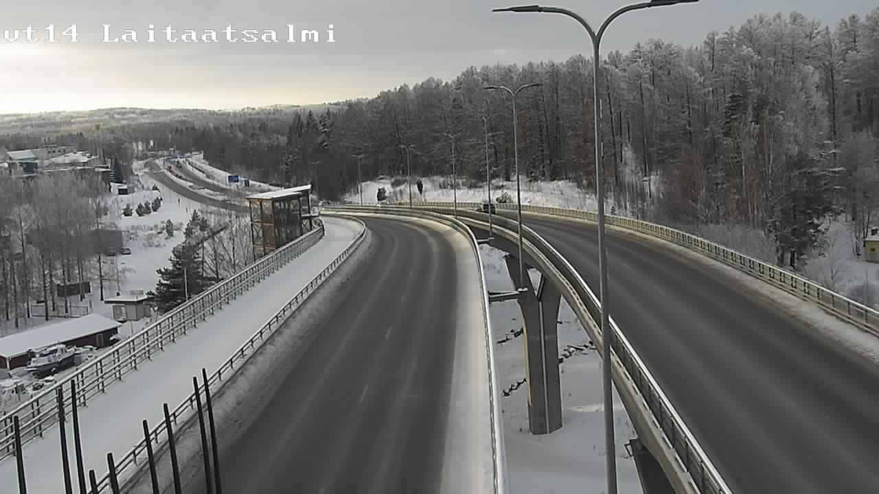 Weather Camera Image Road 14 Savonlinna, Laitaatsalmi, Savonlinna, Etelä-Savo