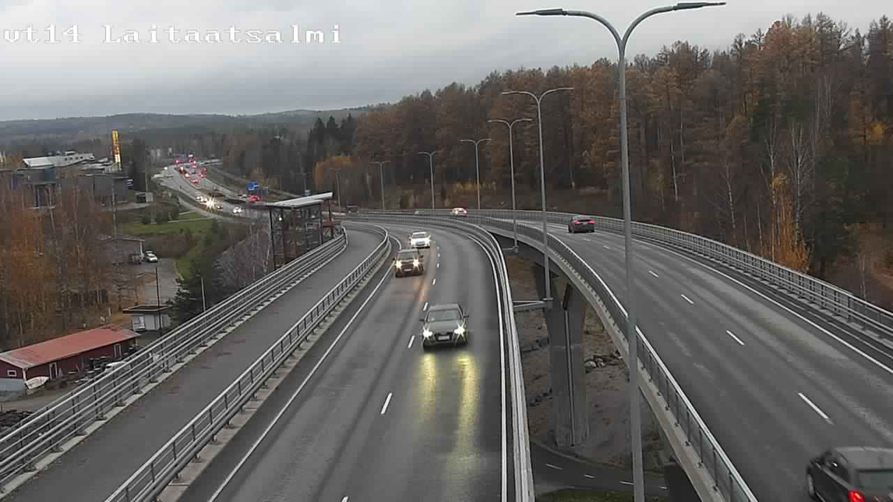 Kelikamerat Kuva Tie 14 Savonlinna, Laitaatsalmi silta, Savonlinna, Etelä-Savo