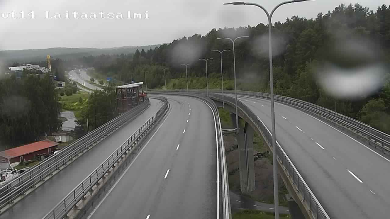 Kelikamerat Kuva Tie 14 Savonlinna, Laitaatsalmi silta, Savonlinna, Etelä-Savo