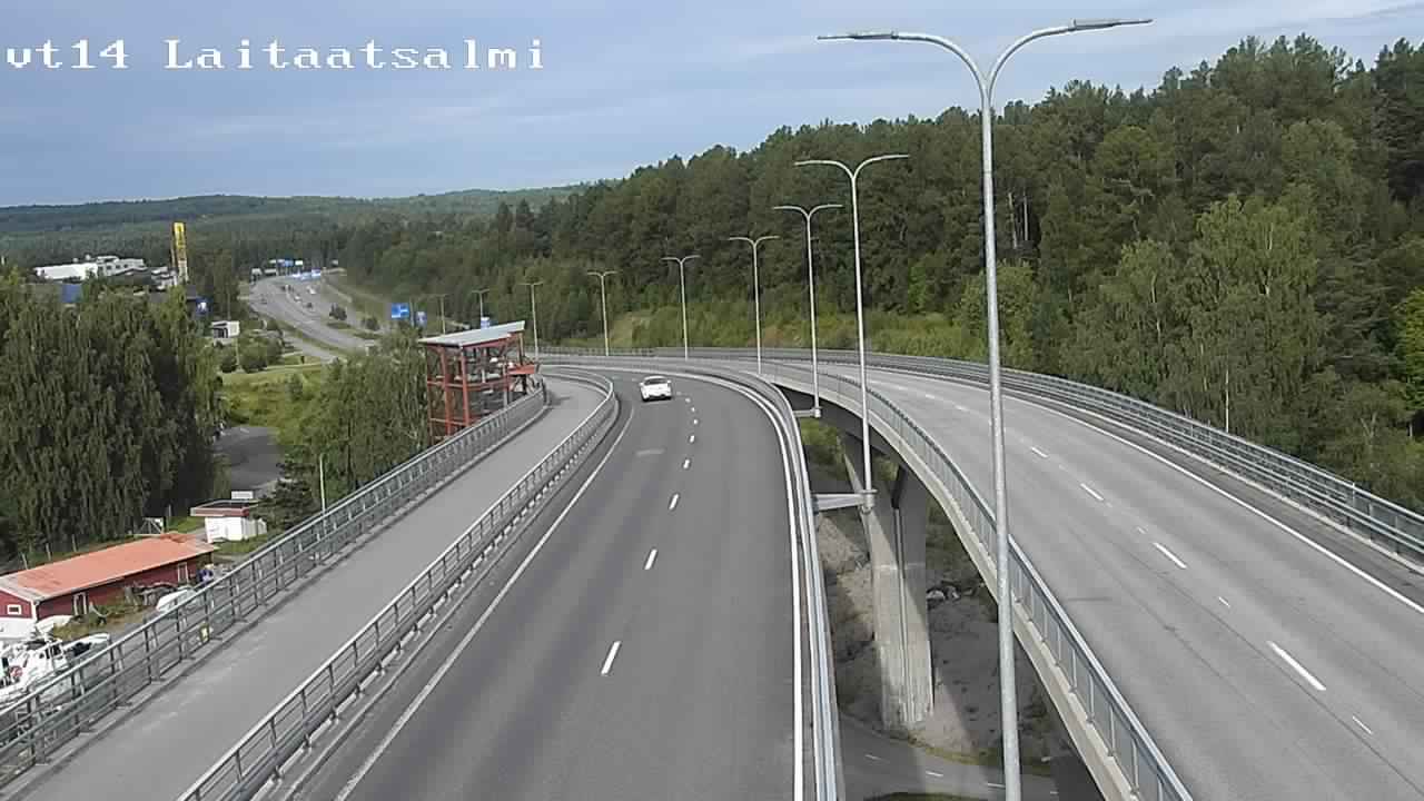 Weather Camera Image Väg 14 Nyslott, Laitaatsalmi, Savonlinna, Etelä-Savo
