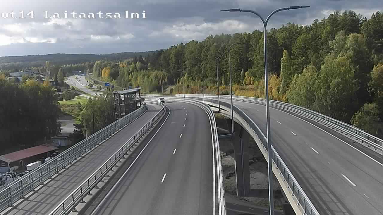 Weather Camera Image Road 14 Savonlinna, Laitaatsalmi, Savonlinna, Etelä-Savo