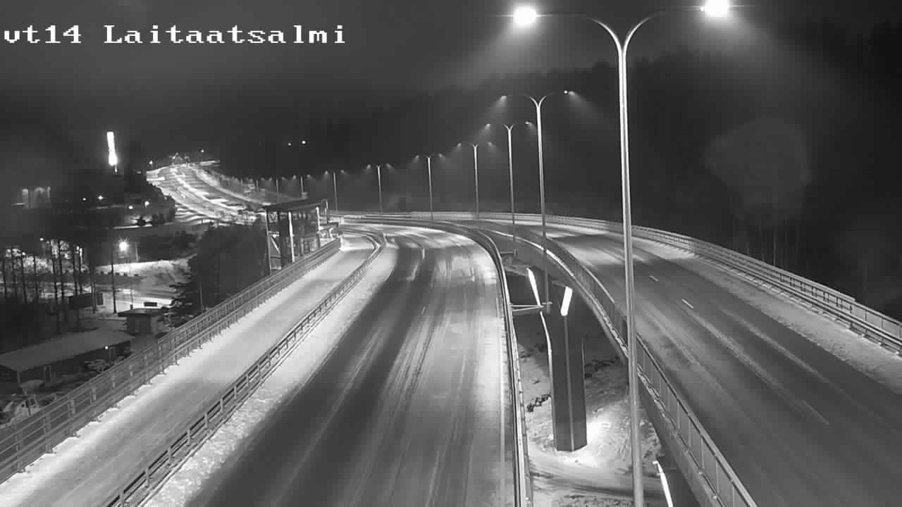 Weather Camera Image Väg 14 Nyslott, Laitaatsalmi, Savonlinna, Etelä-Savo