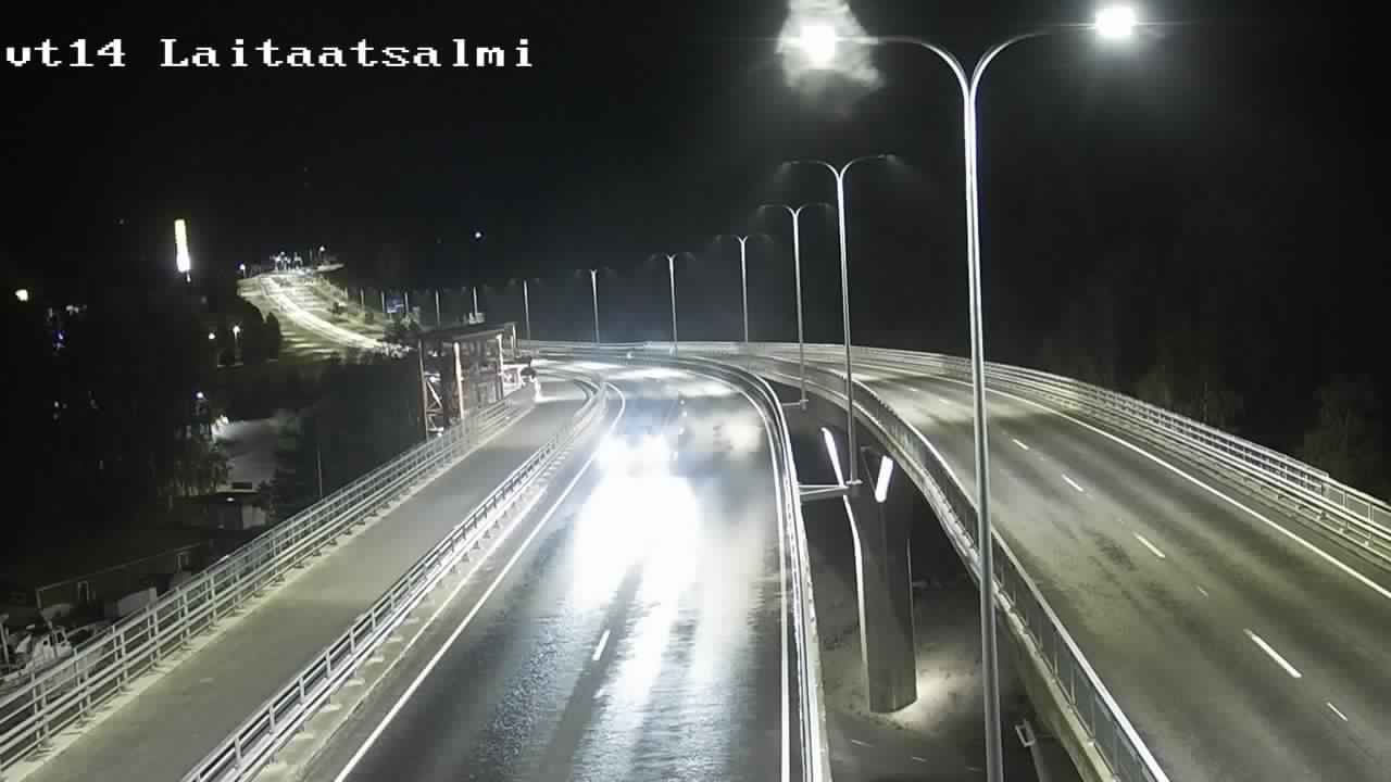 Weather Camera Image Road 14 Savonlinna, Laitaatsalmi, Savonlinna, Etelä-Savo