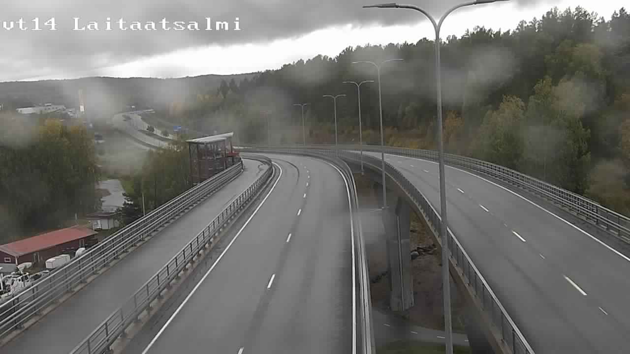 Weather Camera Image Road 14 Savonlinna, Laitaatsalmi, Savonlinna, Etelä-Savo