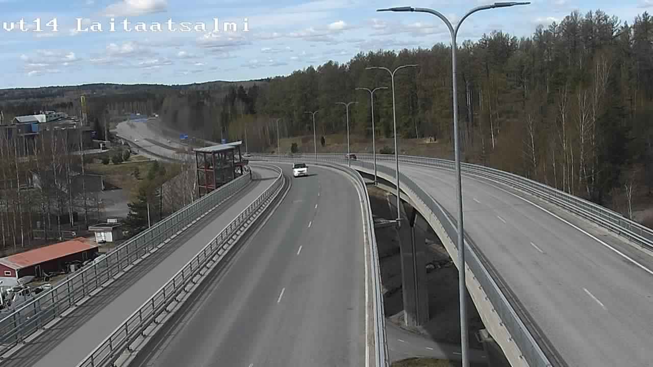 Kelikamerat Kuva Tie 14 Savonlinna, Laitaatsalmi silta, Savonlinna, Etelä-Savo