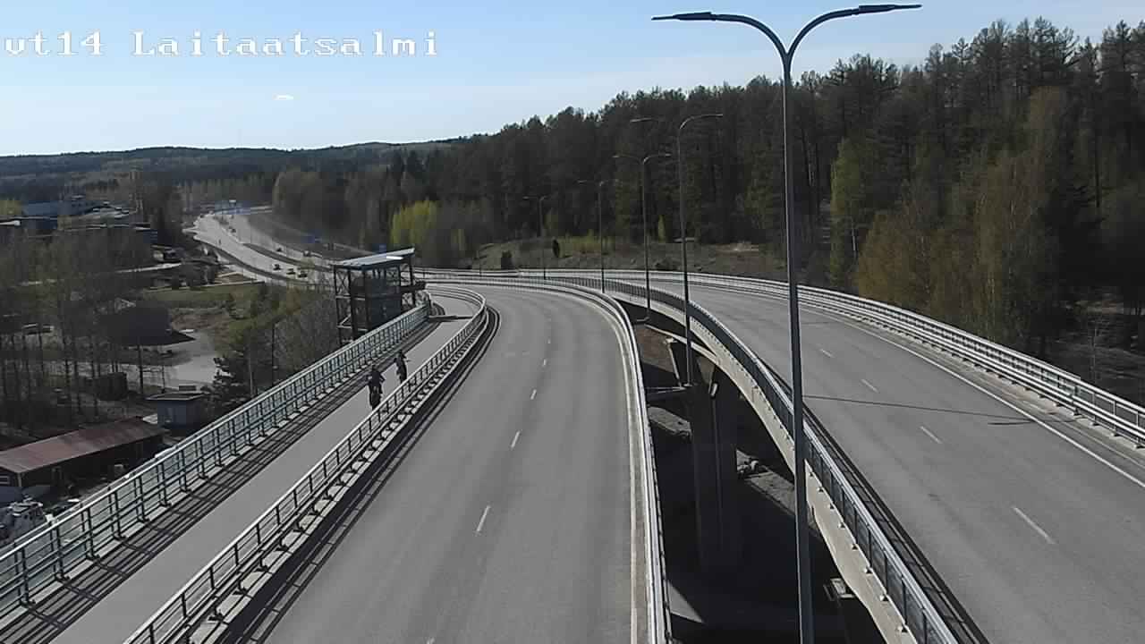 Kelikamerat Kuva Tie 14 Savonlinna, Laitaatsalmi silta, Savonlinna, Etelä-Savo