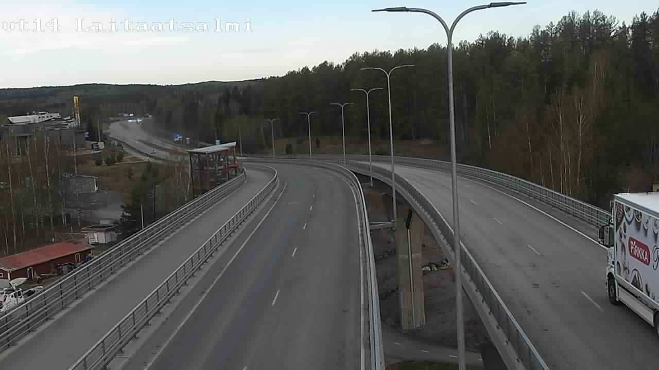 Kelikamerat Kuva Tie 14 Savonlinna, Laitaatsalmi silta, Savonlinna, Etelä-Savo