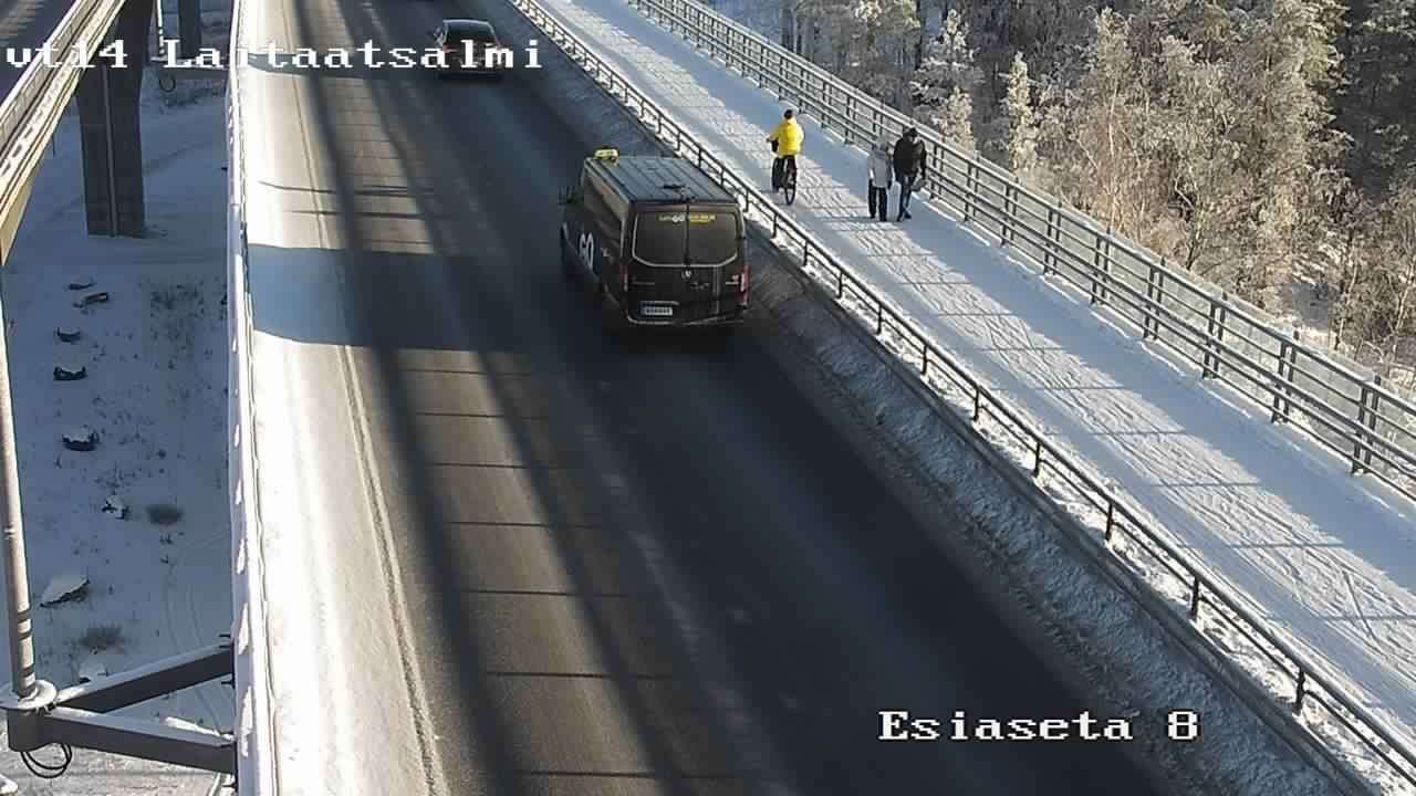 Weather Camera Image Road 14 Savonlinna, Laitaatsalmi, Savonlinna, Etelä-Savo