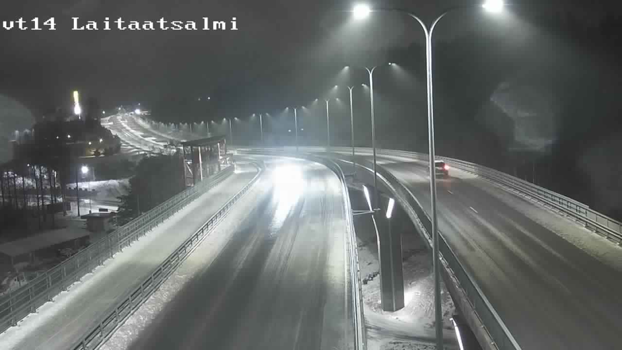 Weather Camera Image Väg 14 Nyslott, Laitaatsalmi, Savonlinna, Etelä-Savo
