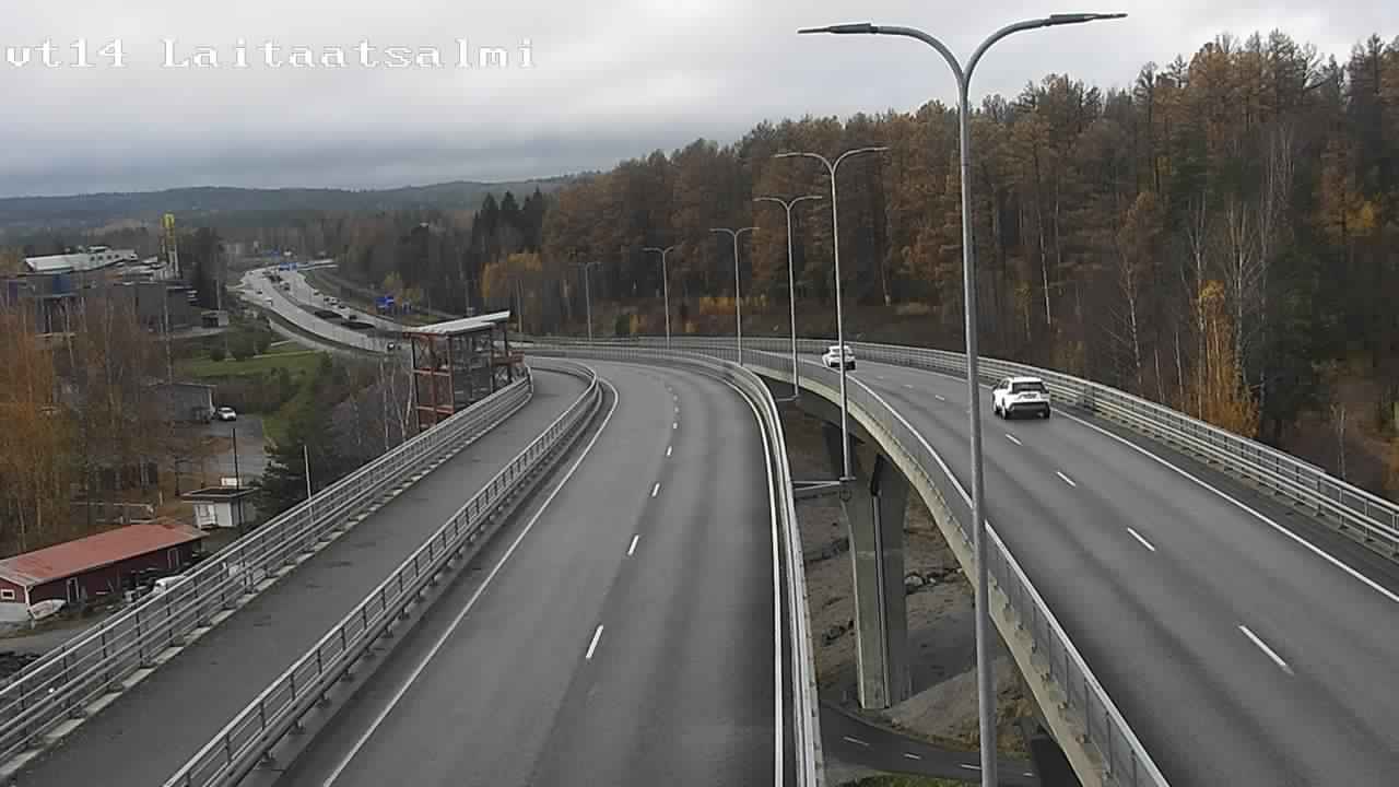 Kelikamerat Kuva Tie 14 Savonlinna, Laitaatsalmi silta, Savonlinna, Etelä-Savo