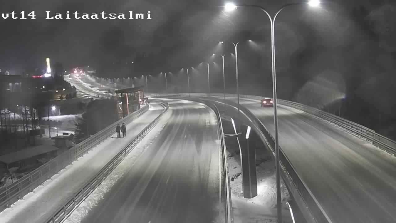 Weather Camera Image Väg 14 Nyslott, Laitaatsalmi, Savonlinna, Etelä-Savo