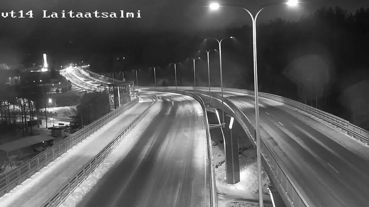 Weather Camera Image Väg 14 Nyslott, Laitaatsalmi, Savonlinna, Etelä-Savo