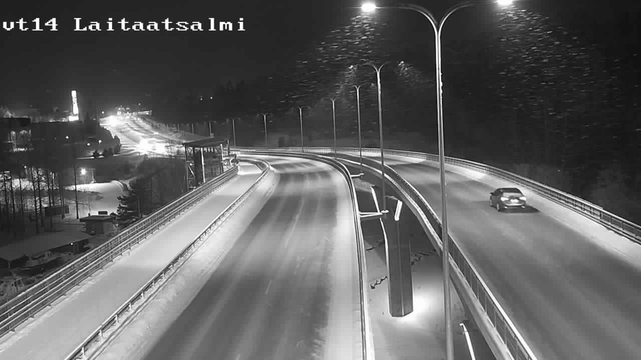 Weather Camera Image Road 14 Savonlinna, Laitaatsalmi, Savonlinna, Etelä-Savo