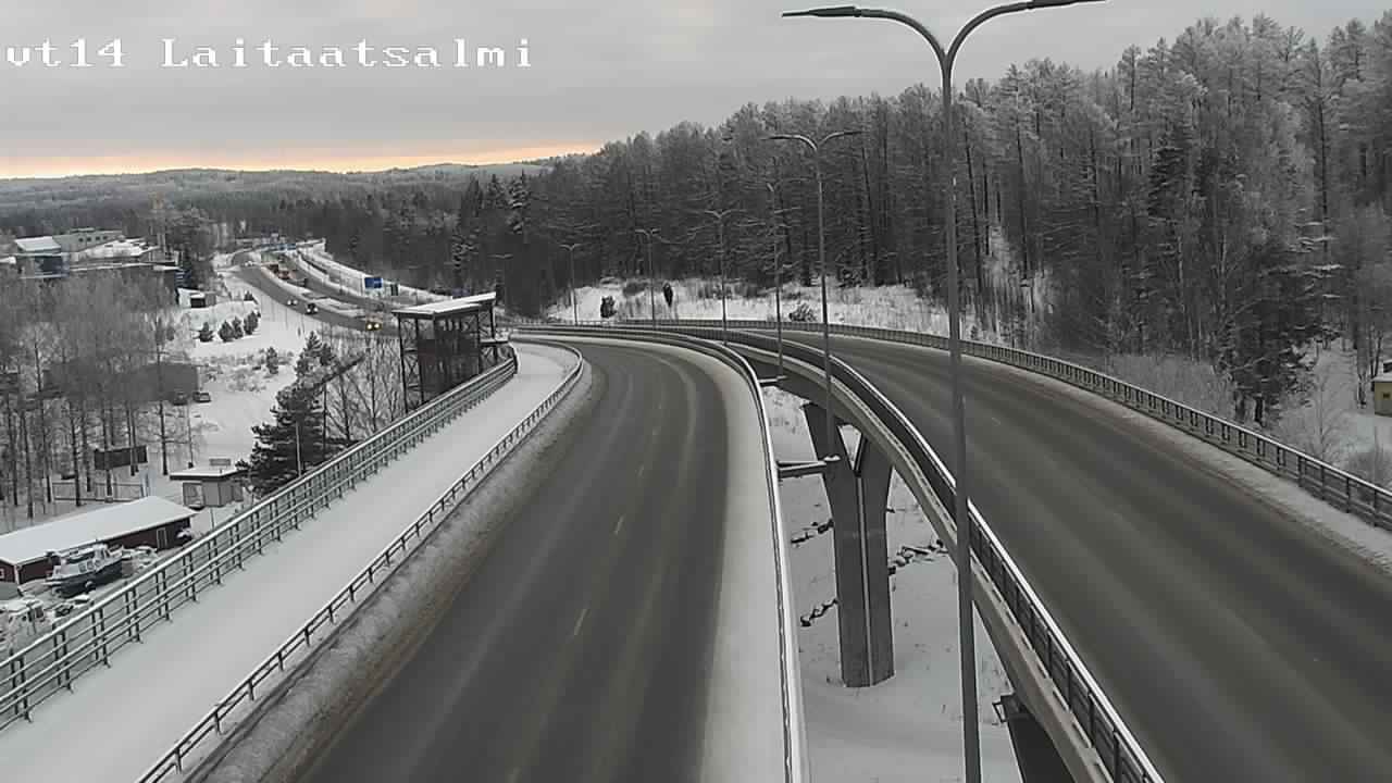 Weather Camera Image Road 14 Savonlinna, Laitaatsalmi, Savonlinna, Etelä-Savo