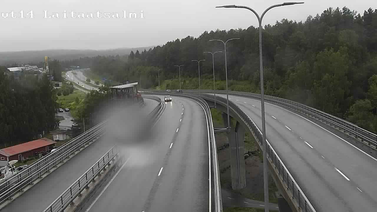 Weather Camera Image Road 14 Savonlinna, Laitaatsalmi, Savonlinna, Etelä-Savo