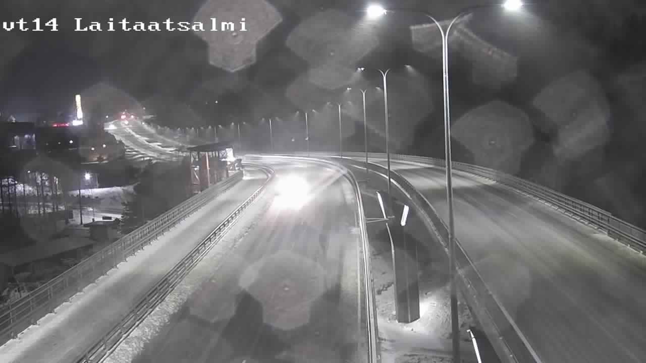 Weather Camera Image Väg 14 Nyslott, Laitaatsalmi, Savonlinna, Etelä-Savo