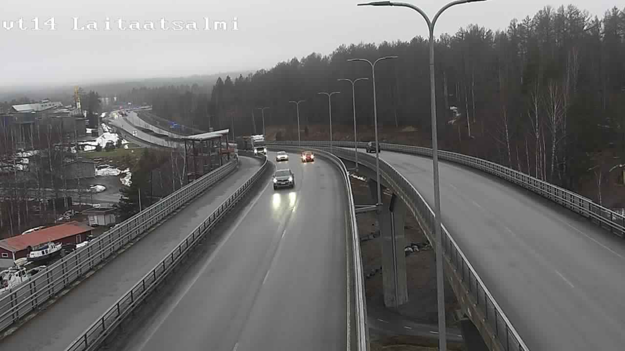 Kelikamerat Kuva Tie 14 Savonlinna, Laitaatsalmi silta, Savonlinna, Etelä-Savo