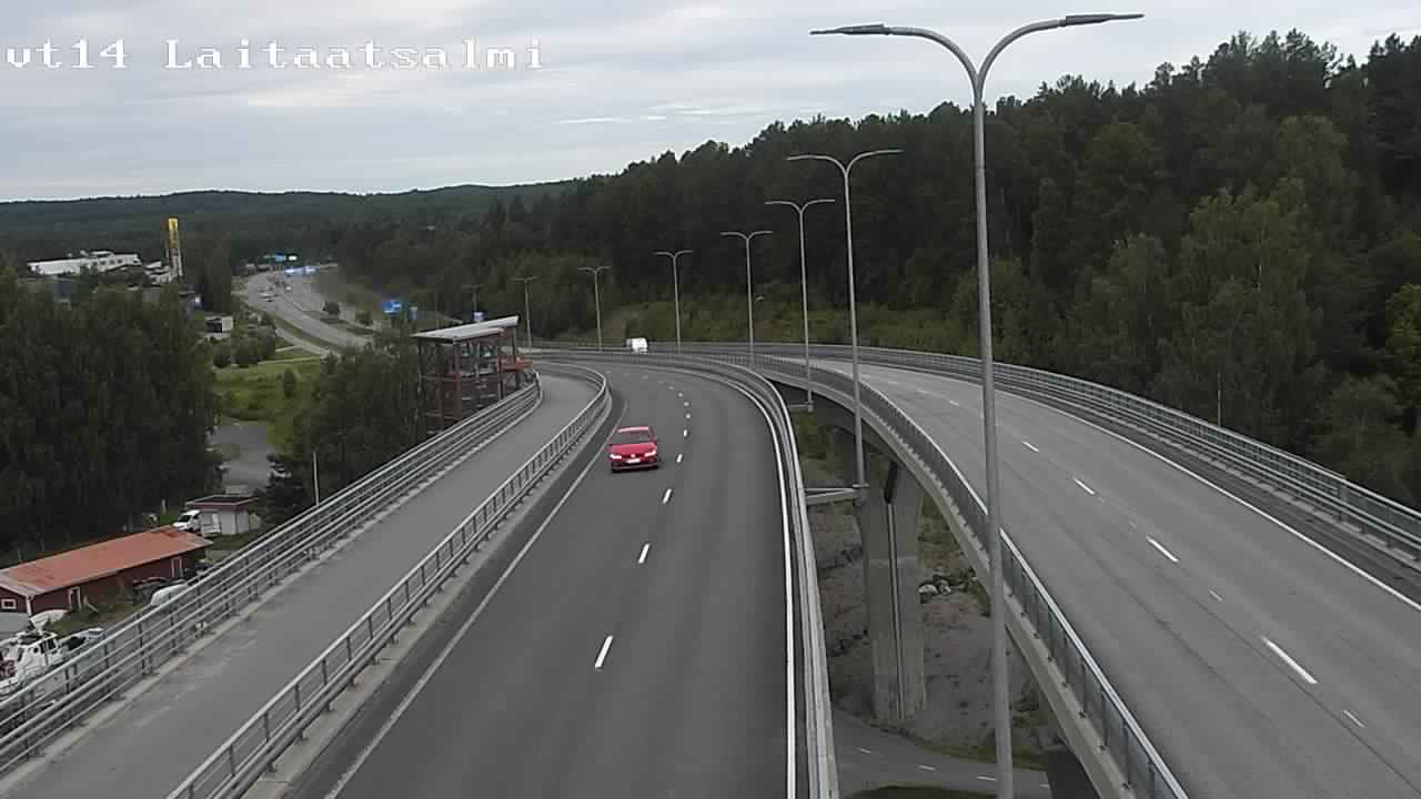 Weather Camera Image Väg 14 Nyslott, Laitaatsalmi, Savonlinna, Etelä-Savo