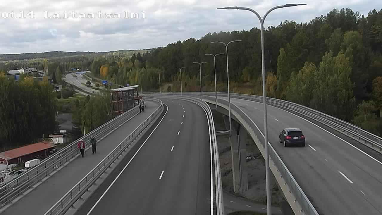 Weather Camera Image Väg 14 Nyslott, Laitaatsalmi, Savonlinna, Etelä-Savo