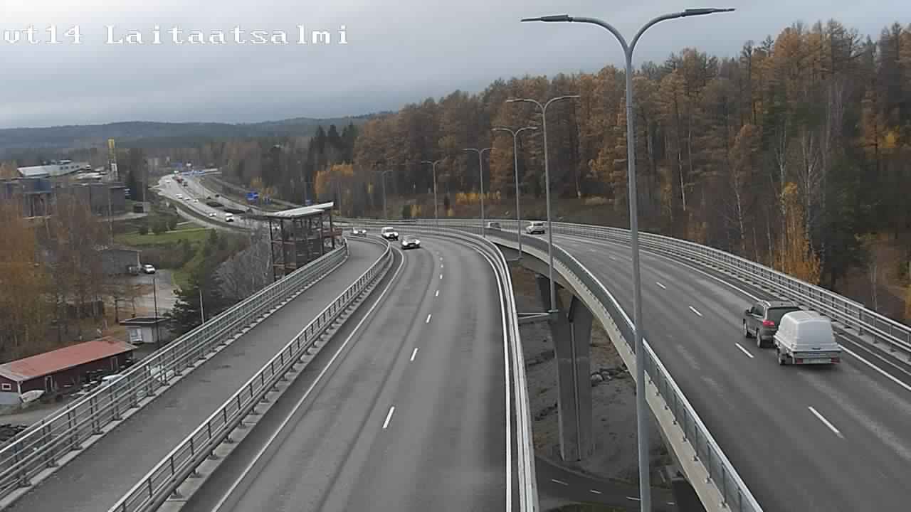 Kelikamerat Kuva Tie 14 Savonlinna, Laitaatsalmi silta, Savonlinna, Etelä-Savo