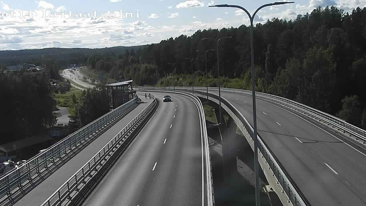 Kelikamerat Kuva Tie 14 Savonlinna, Laitaatsalmi silta, Savonlinna, Etelä-Savo