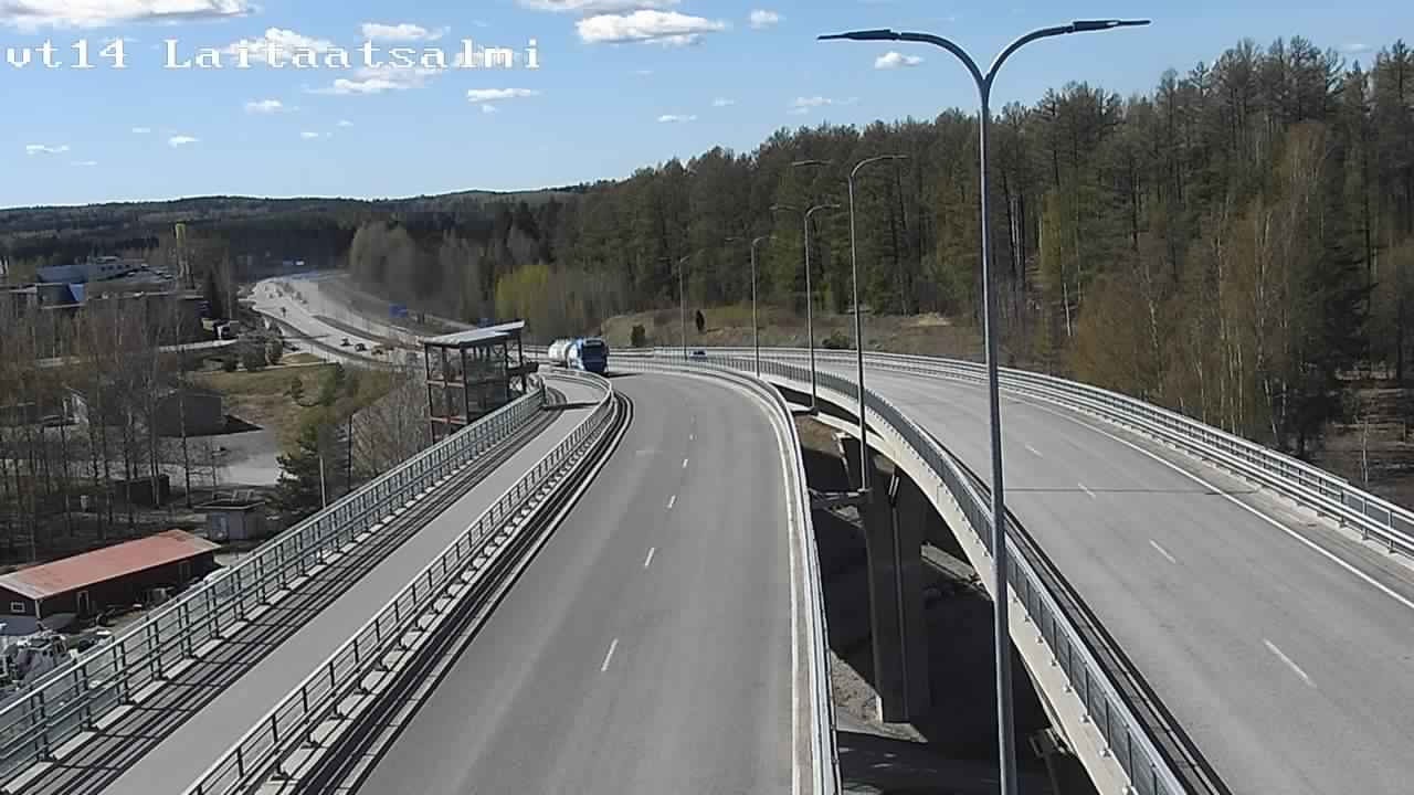 Kelikamerat Kuva Tie 14 Savonlinna, Laitaatsalmi silta, Savonlinna, Etelä-Savo