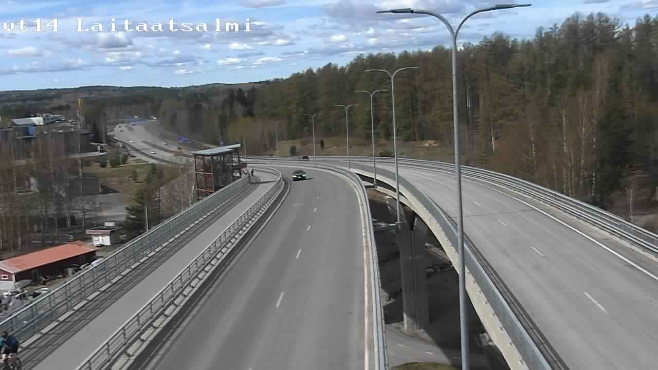 Kelikamerat Kuva Tie 14 Savonlinna, Laitaatsalmi silta, Savonlinna, Etelä-Savo