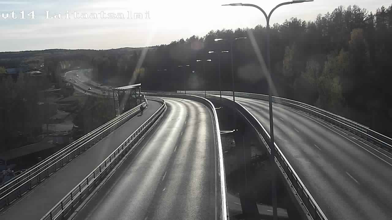 Kelikamerat Kuva Tie 14 Savonlinna, Laitaatsalmi silta, Savonlinna, Etelä-Savo