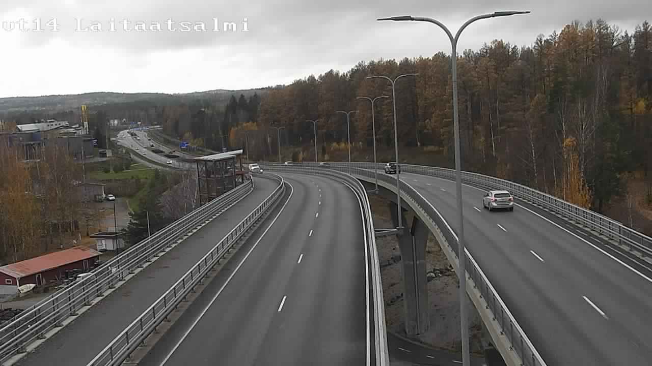 Kelikamerat Kuva Tie 14 Savonlinna, Laitaatsalmi silta, Savonlinna, Etelä-Savo