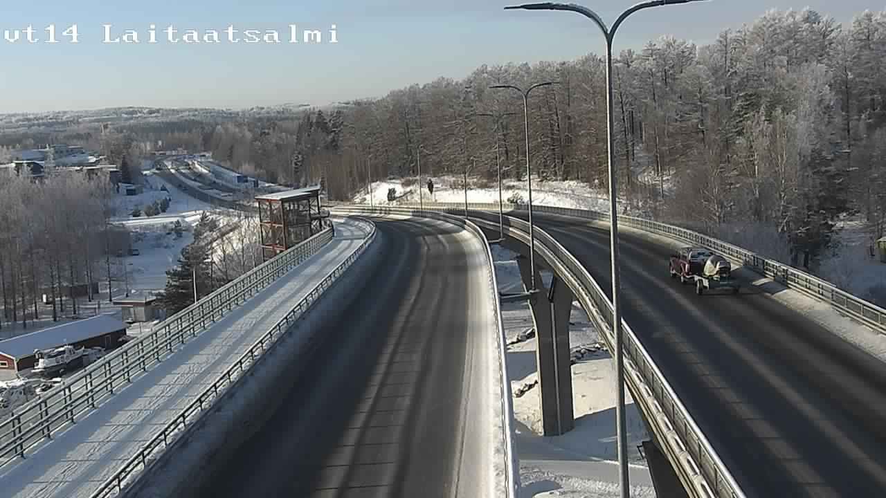 Weather Camera Image Road 14 Savonlinna, Laitaatsalmi, Savonlinna, Etelä-Savo
