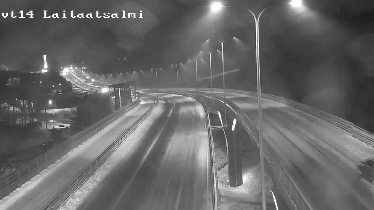 Weather Camera Image Väg 14 Nyslott, Laitaatsalmi, Savonlinna, Etelä-Savo