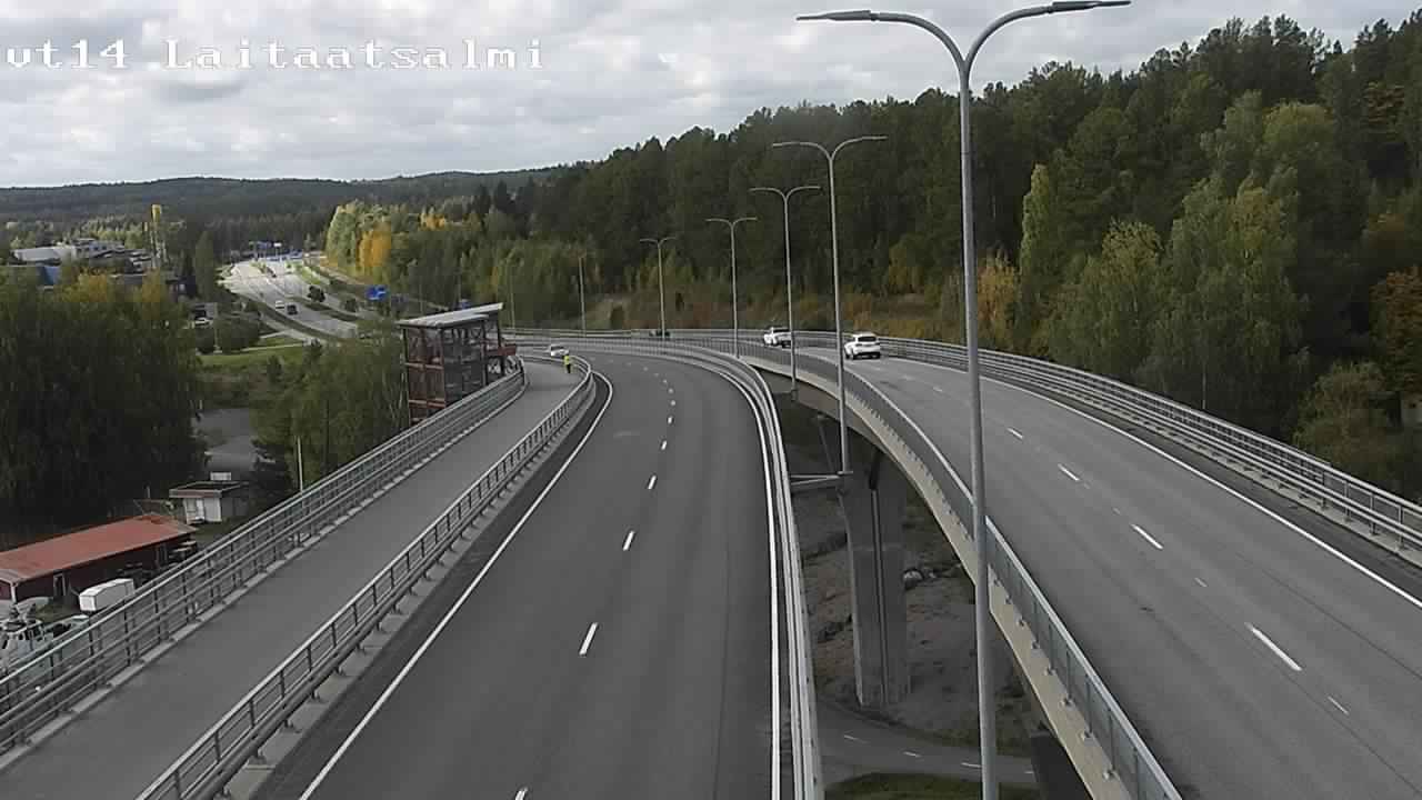 Kelikamerat Kuva Tie 14 Savonlinna, Laitaatsalmi silta, Savonlinna, Etelä-Savo