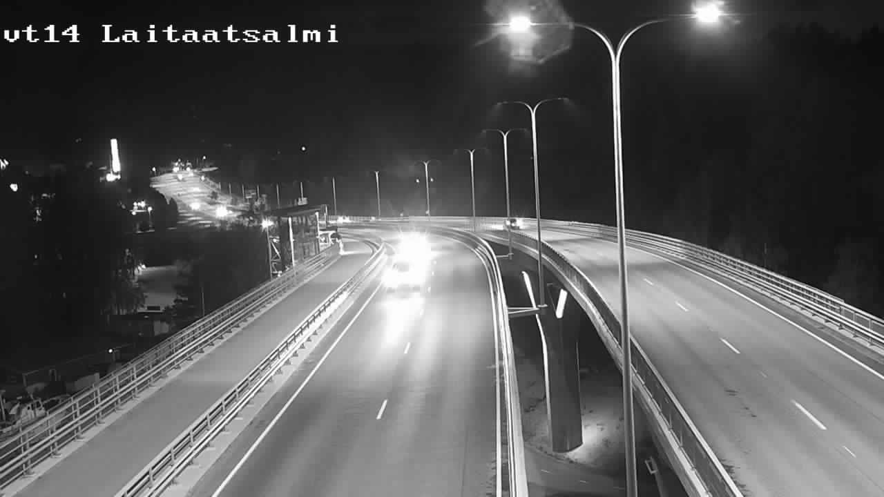 Weather Camera Image Road 14 Savonlinna, Laitaatsalmi, Savonlinna, Etelä-Savo