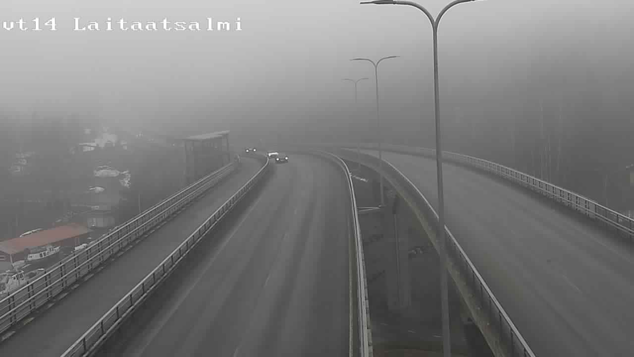 Weather Camera Image Road 14 Savonlinna, Laitaatsalmi, Savonlinna, Etelä-Savo