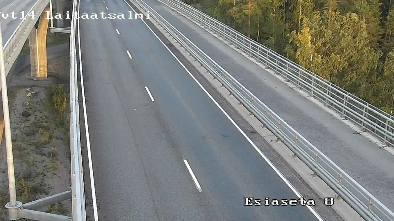 Weather Camera Image Road 14 Savonlinna, Laitaatsalmi, Savonlinna, Etelä-Savo