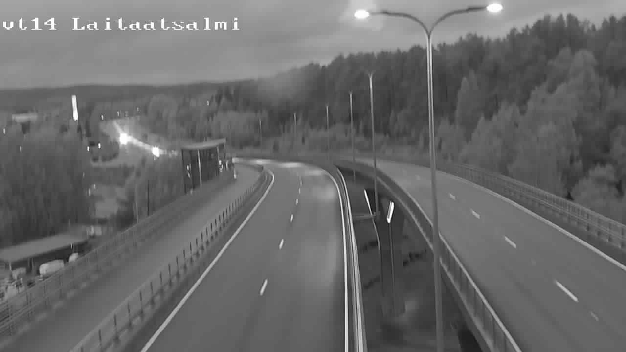 Weather Camera Image Road 14 Savonlinna, Laitaatsalmi, Savonlinna, Etelä-Savo