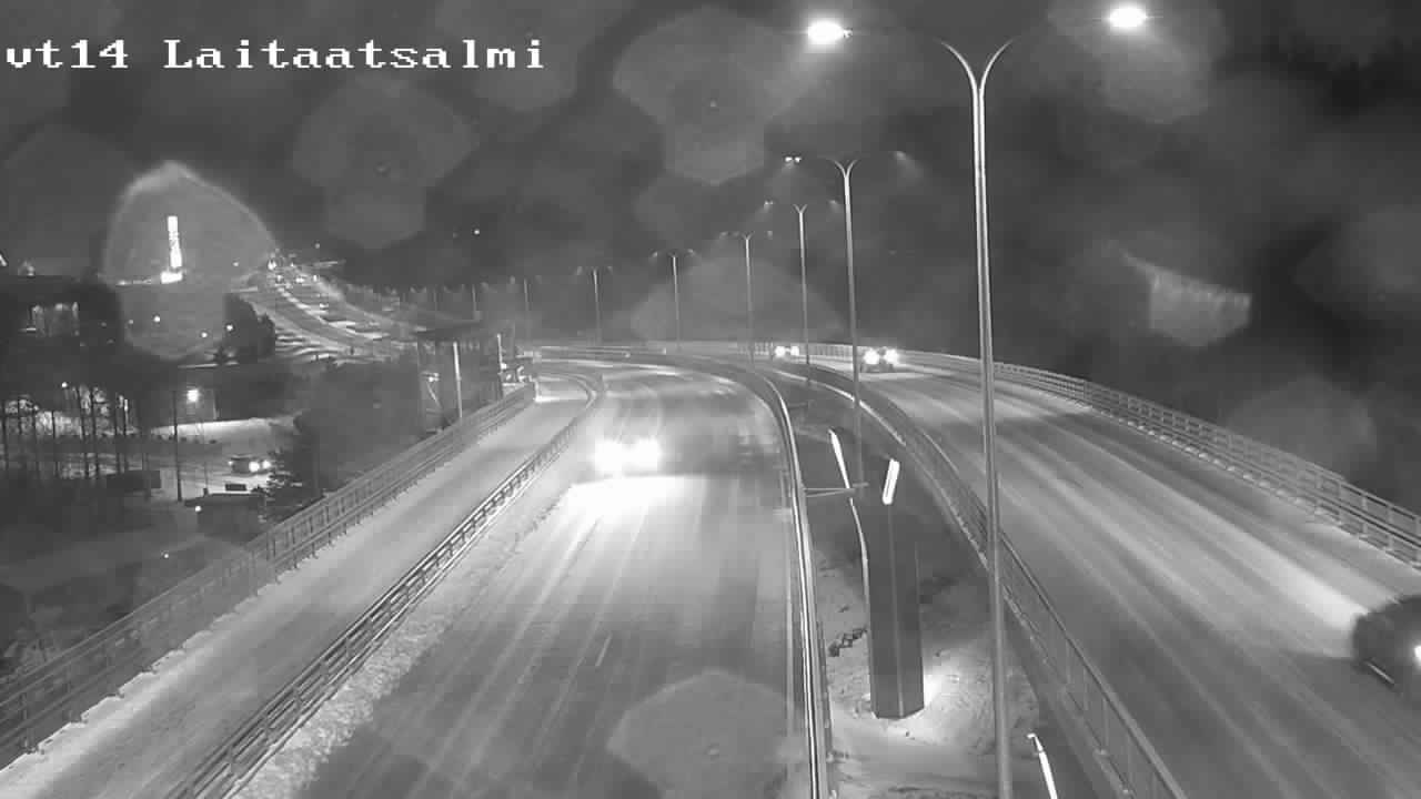 Weather Camera Image Väg 14 Nyslott, Laitaatsalmi, Savonlinna, Etelä-Savo
