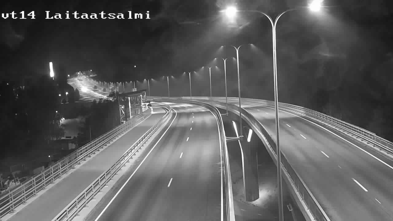Weather Camera Image Road 14 Savonlinna, Laitaatsalmi, Savonlinna, Etelä-Savo