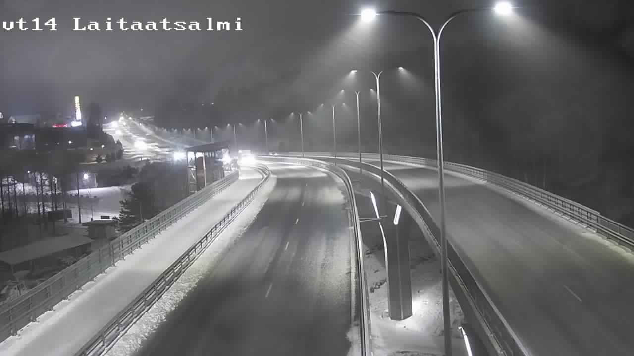 Weather Camera Image Väg 14 Nyslott, Laitaatsalmi, Savonlinna, Etelä-Savo
