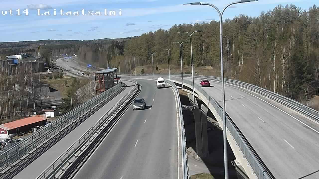 Kelikamerat Kuva Tie 14 Savonlinna, Laitaatsalmi silta, Savonlinna, Etelä-Savo