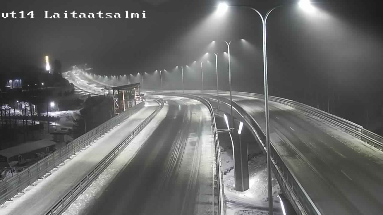 Weather Camera Image Road 14 Savonlinna, Laitaatsalmi, Savonlinna, Etelä-Savo